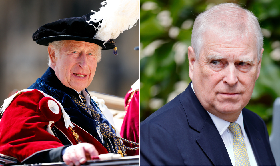 Prince Andrew and King Charles