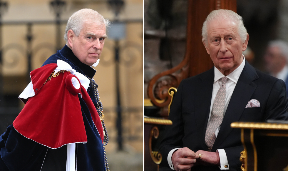 Prince Andrew and King Charles