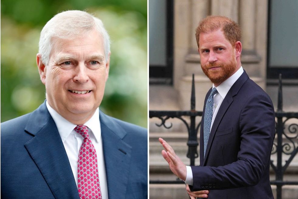 Prince Andrew and Prince Harry