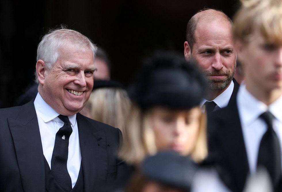 Prince Andrew and Prince William