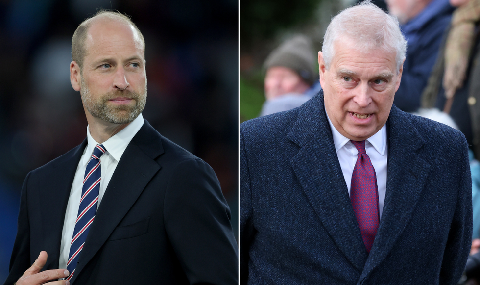 Prince Andrew and Prince William