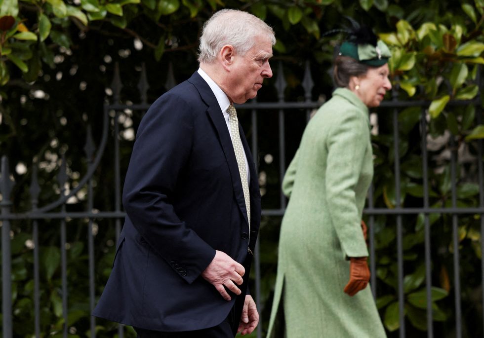 Prince Andrew and Princess Anne