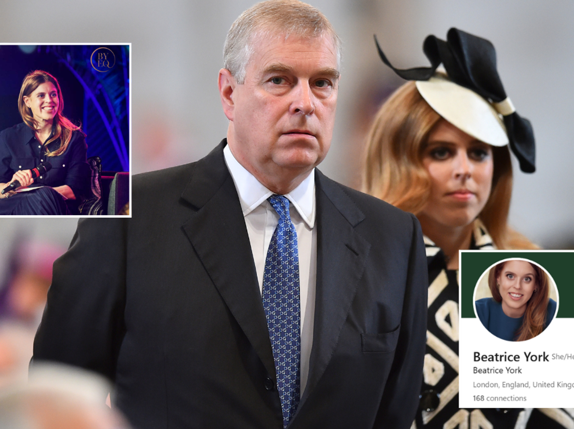 Prince Andrew and Princess Beatrice