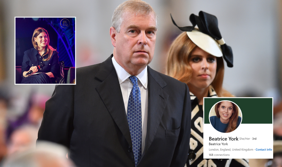 Prince Andrew and Princess Beatrice
