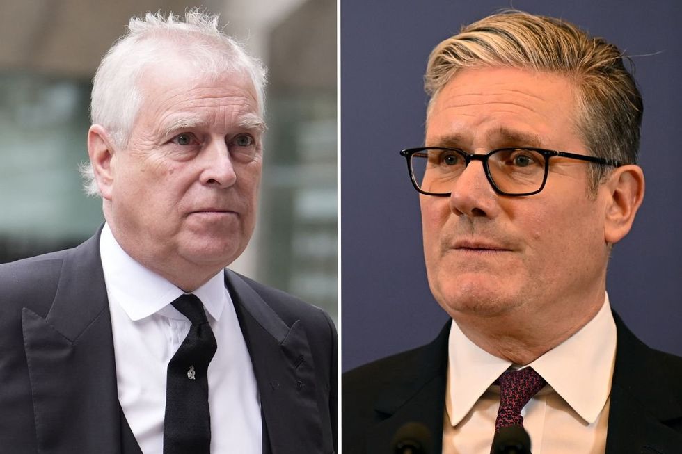 Prince Andrew and Sir Keir Starmer