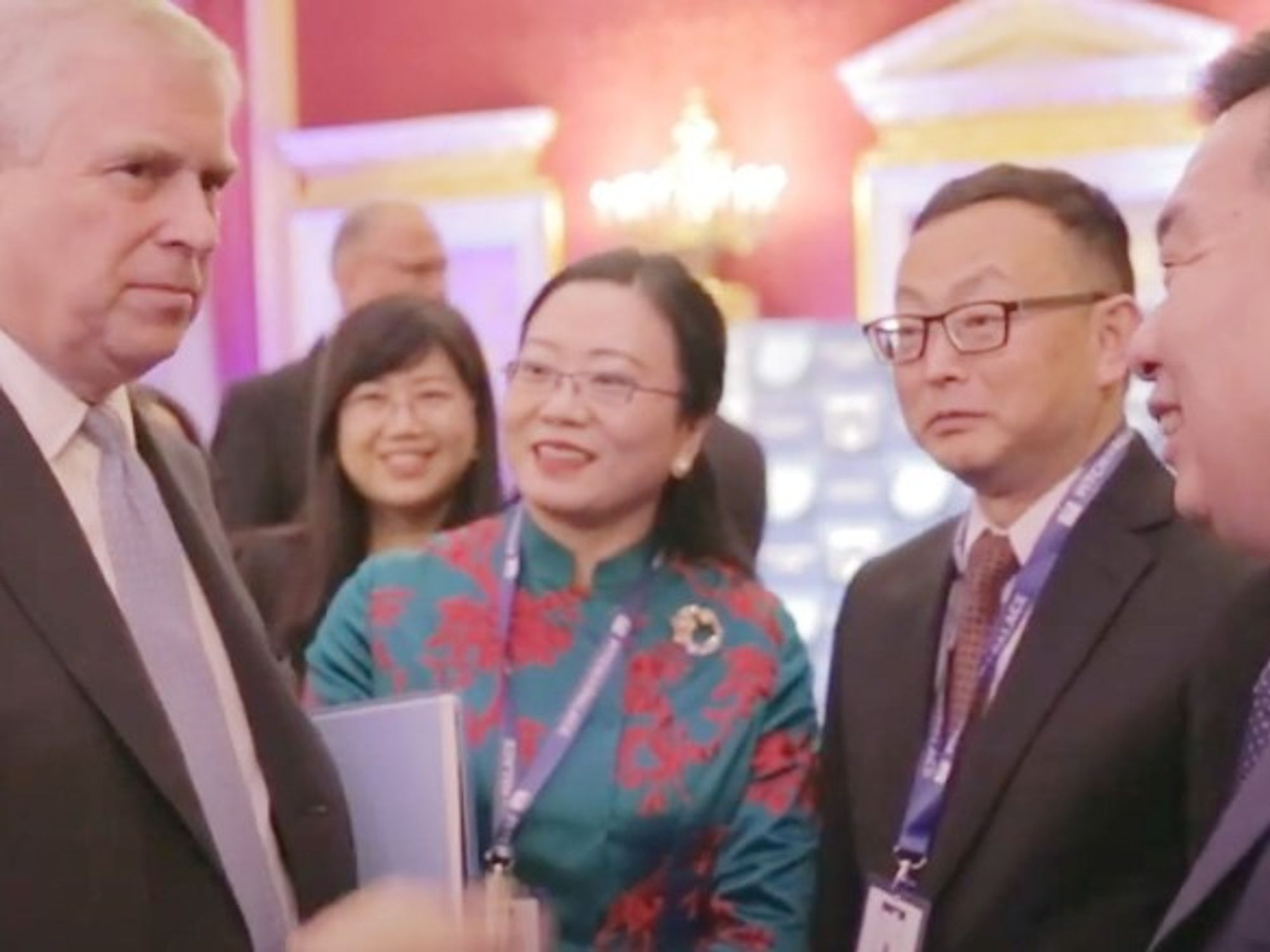 Prince Andrew and Yang Tengbo