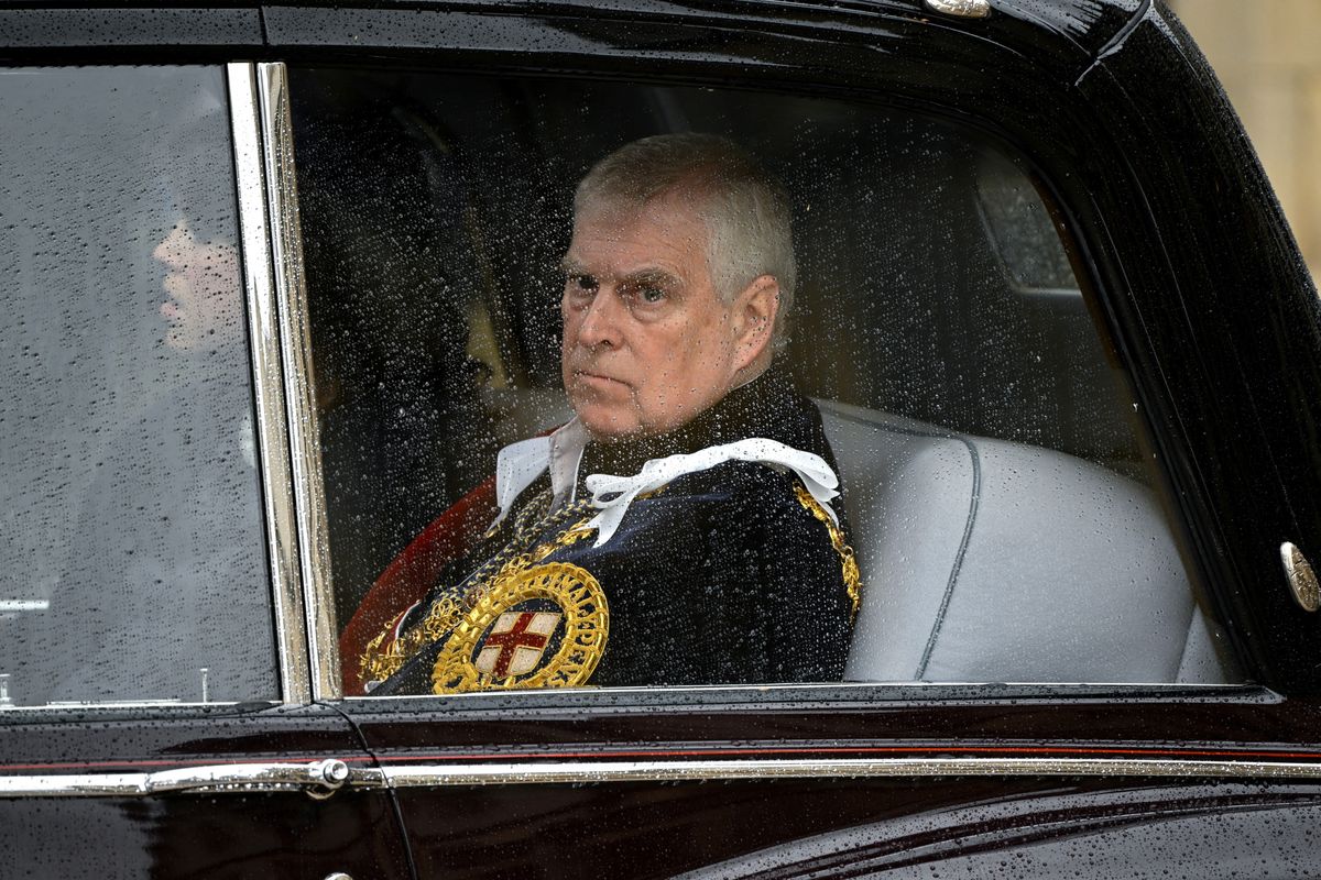 Prince Andrew at the Coronation