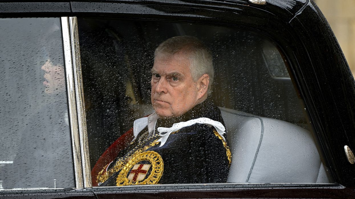 Prince Andrew at the Coronation