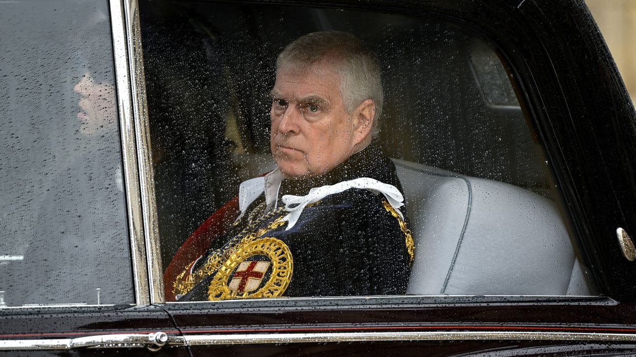 Prince Andrew at the Coronation