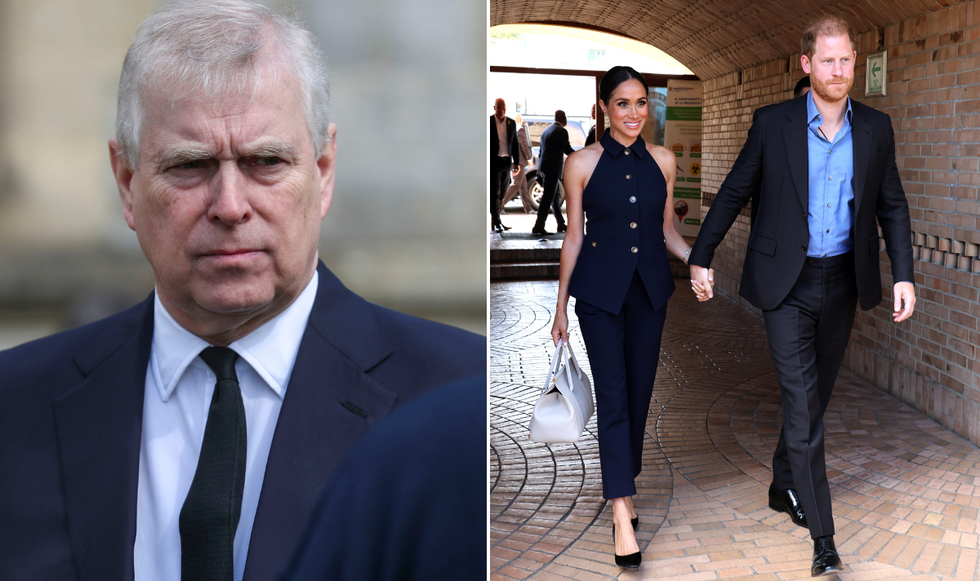 Prince Andrew, Meghan Markle and Prince Harry