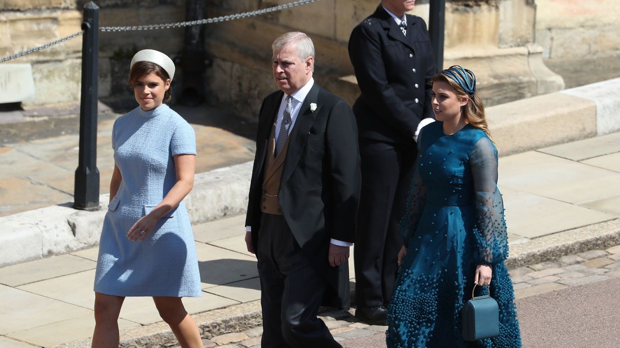 Prince Andrew, Princess Beatrice and Princess Eugenie