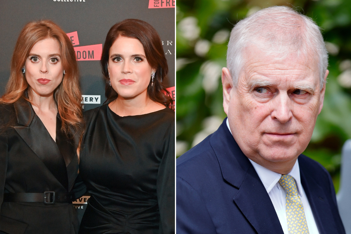 Prince Andrew, Princess Beatrice, Princess Eugenie