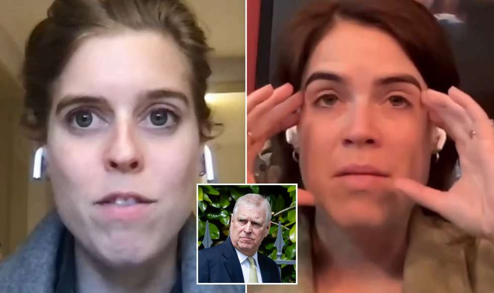 Prince Andrew, Princess Eugenie and Princess Beatrice