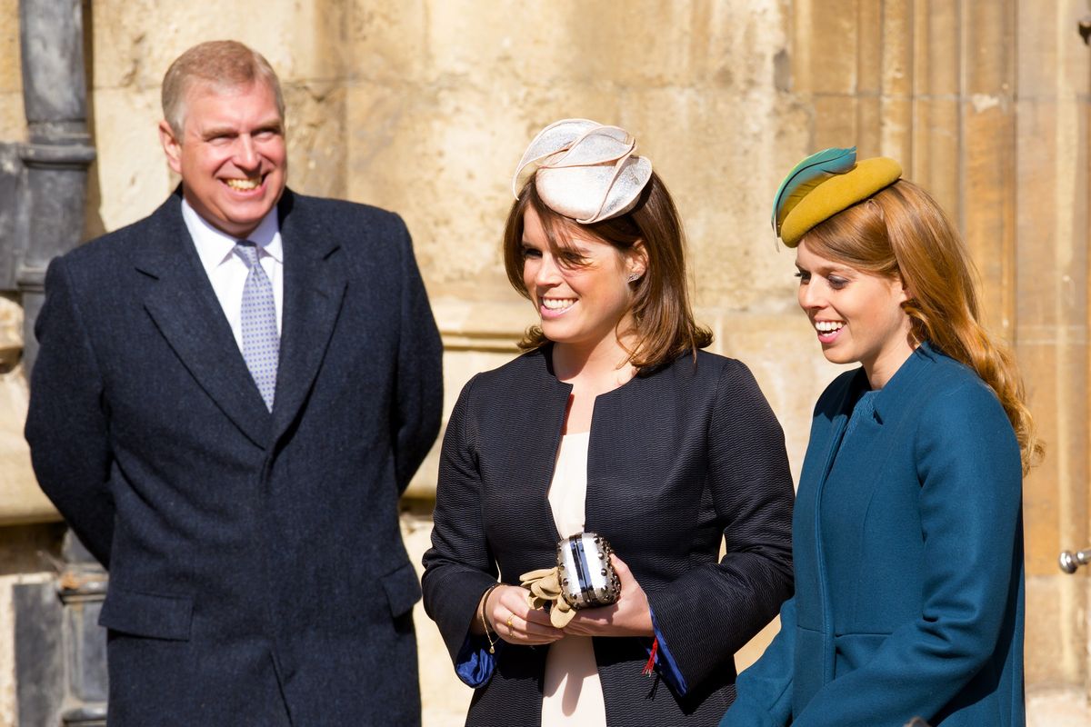 Prince Andrew, Princess Eugenie, Princess Beatrice