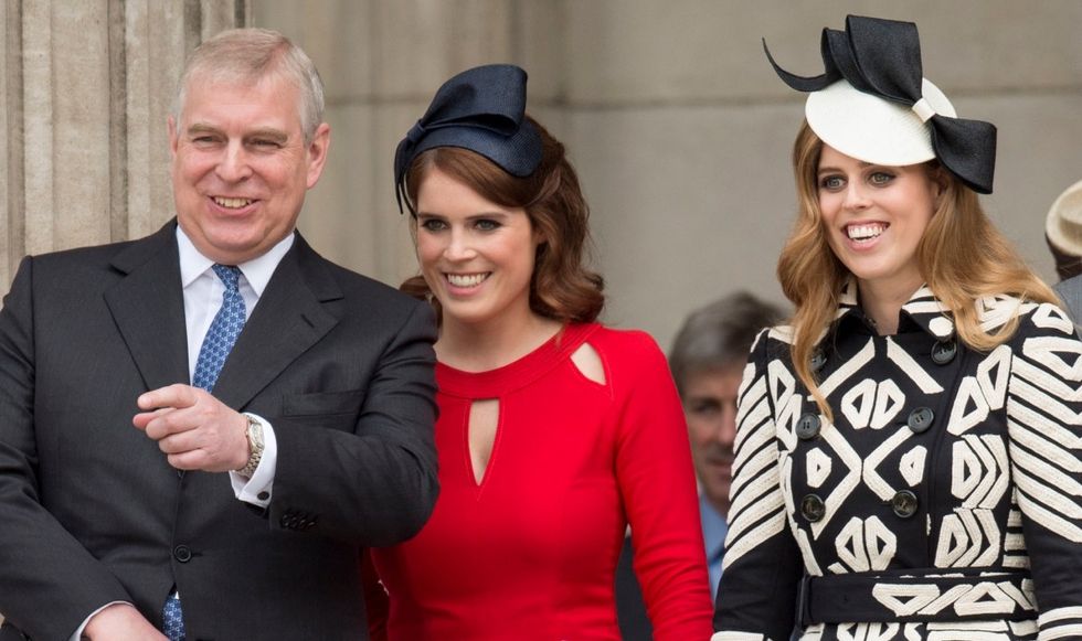 Prince Andrew, Princess Eugenie, Princess Beatrice