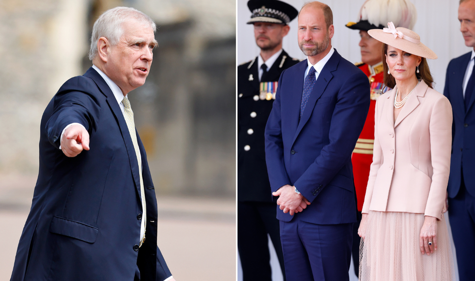 Prince Andrew, Princess Kate and Prince William