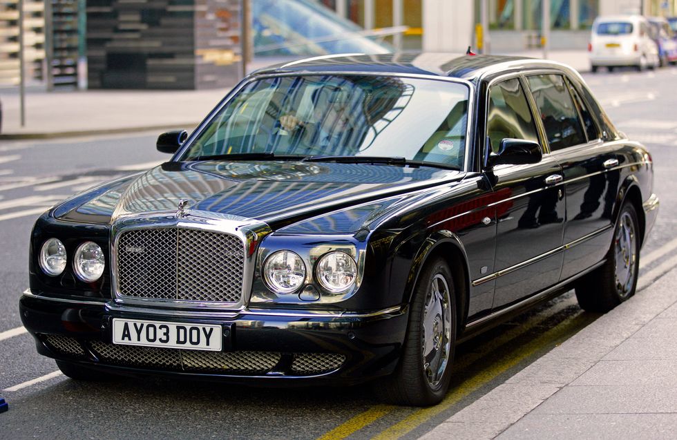 Prince Andrew's Bentley car