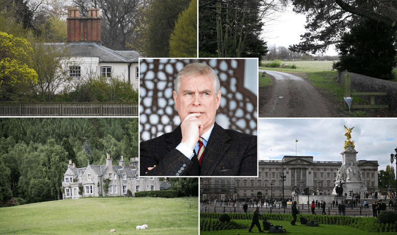 Prince Andrew's new home: Full list of available properties as Royal Lodge  exit imminent