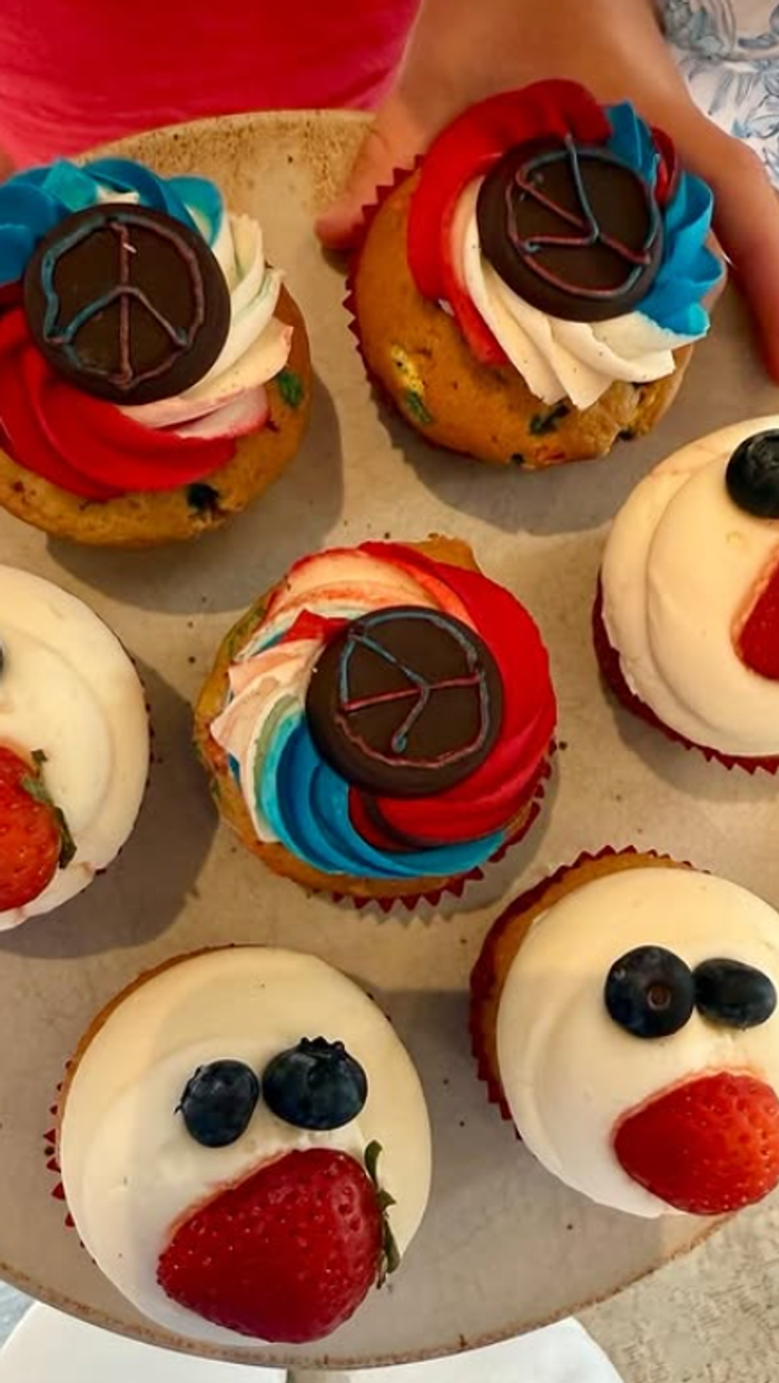 Prince Archie and Princess Lilibet's cupcakes