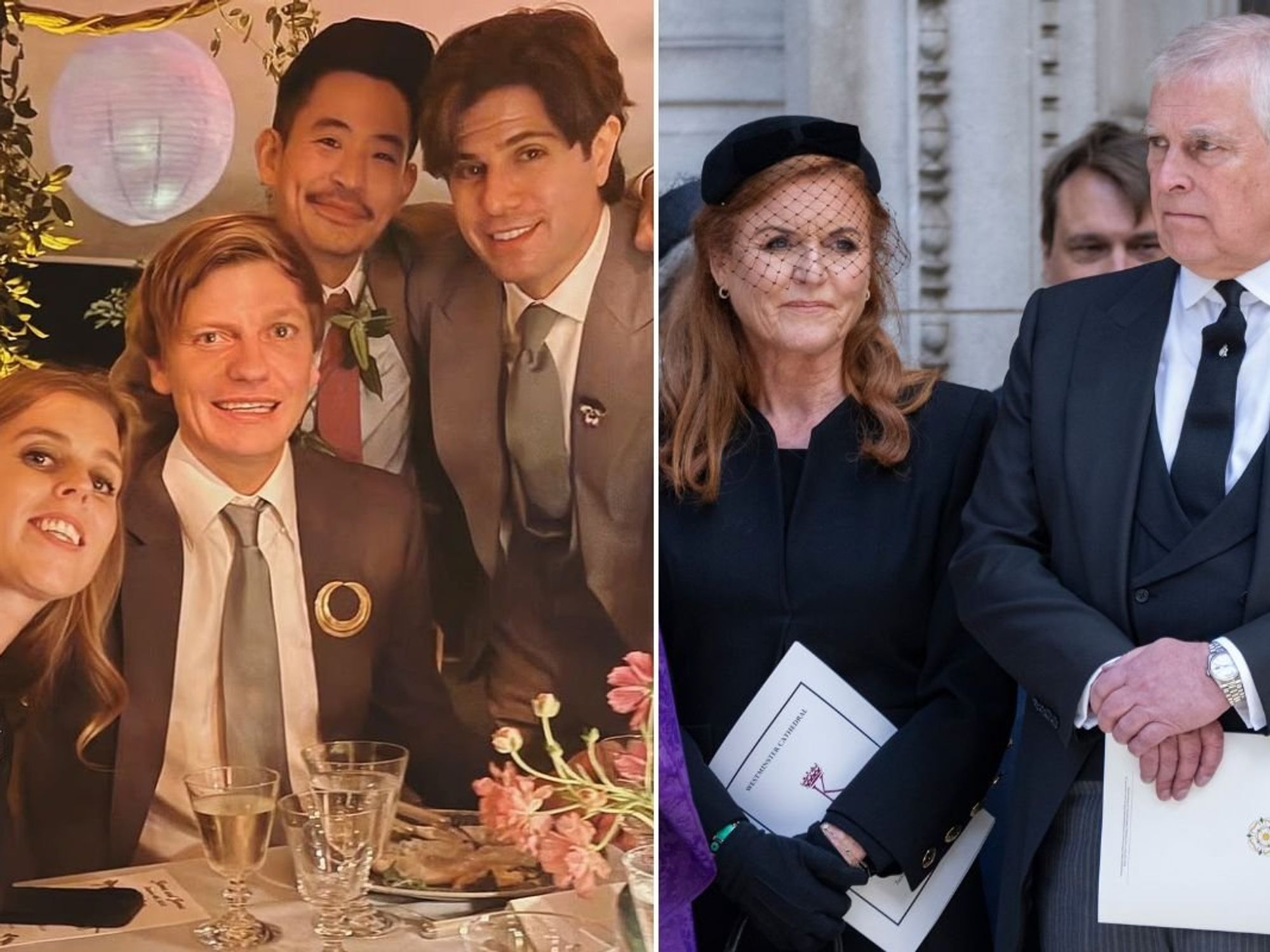 Prince Beatrice, Sarah Ferguson, Prince Andrew