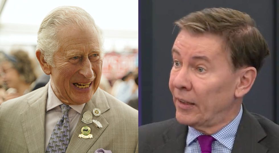 Prince Charles and Andrew Pierce