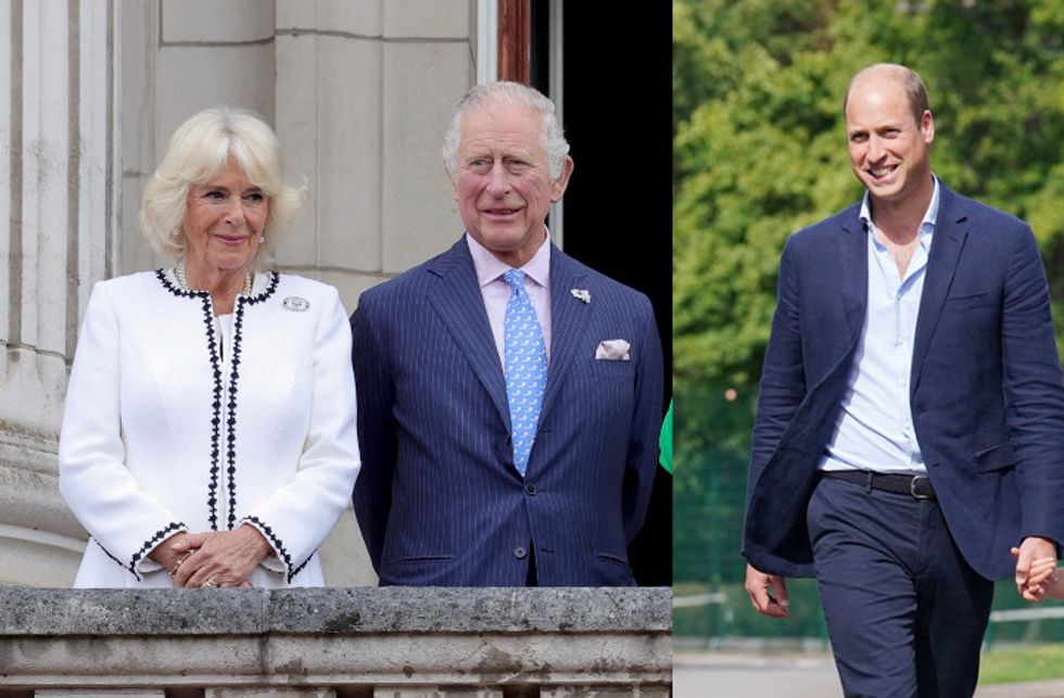 Prince Charles, Camilla and Prince William
