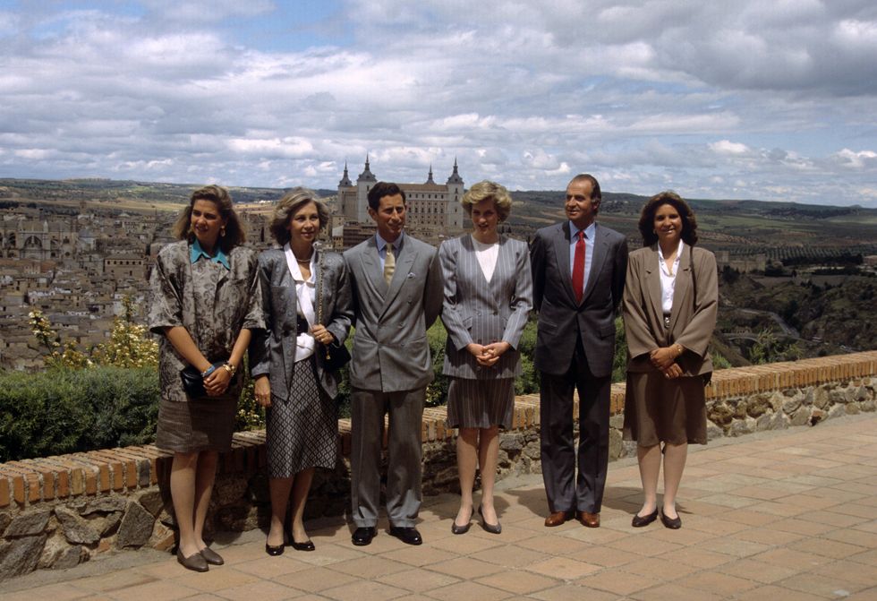 Prince Charles, Princess Diana, King Juan Carlos
