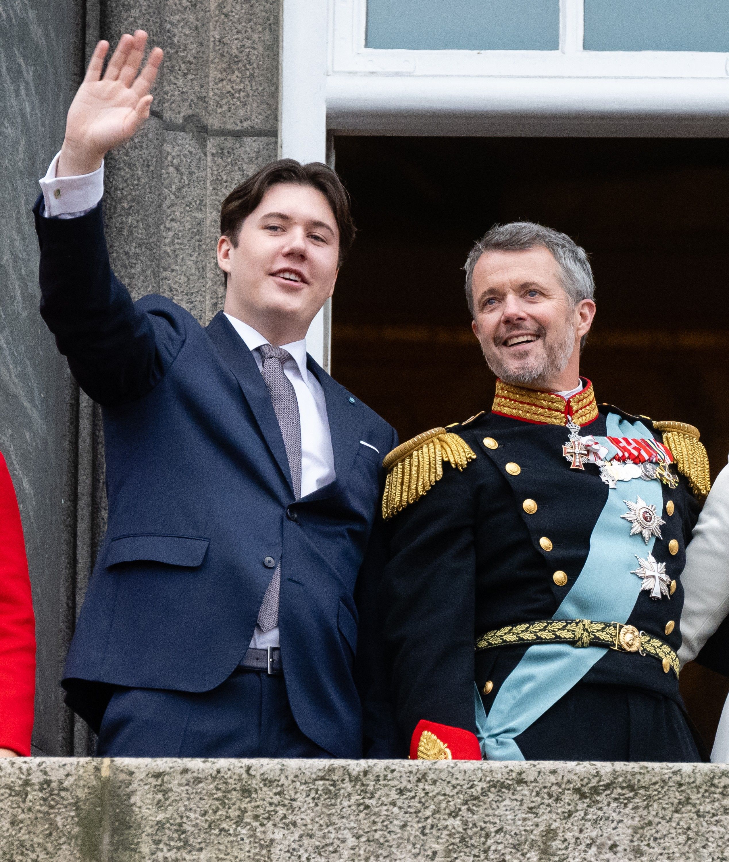 Prince Christian and King Frederik