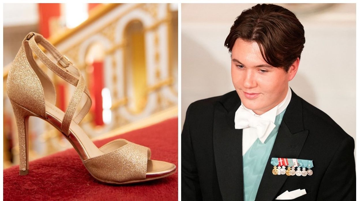 Prince Christian and the 'Cinderella shoe'