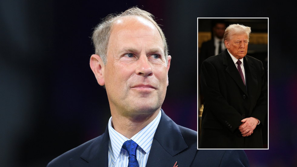 Prince Edward and Donald Trump