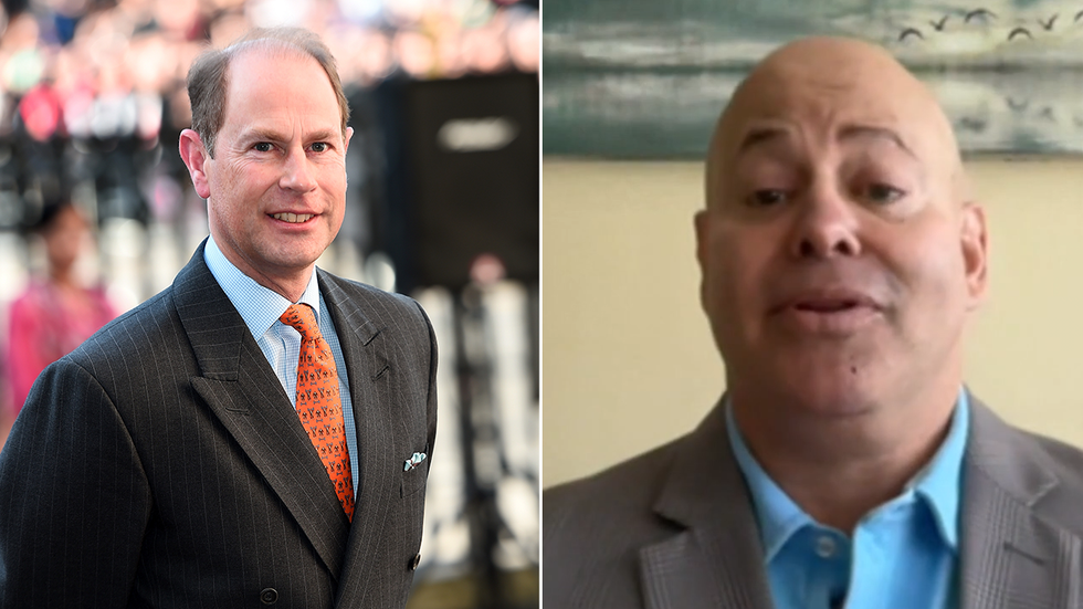 Prince Edward and Lee Cohen