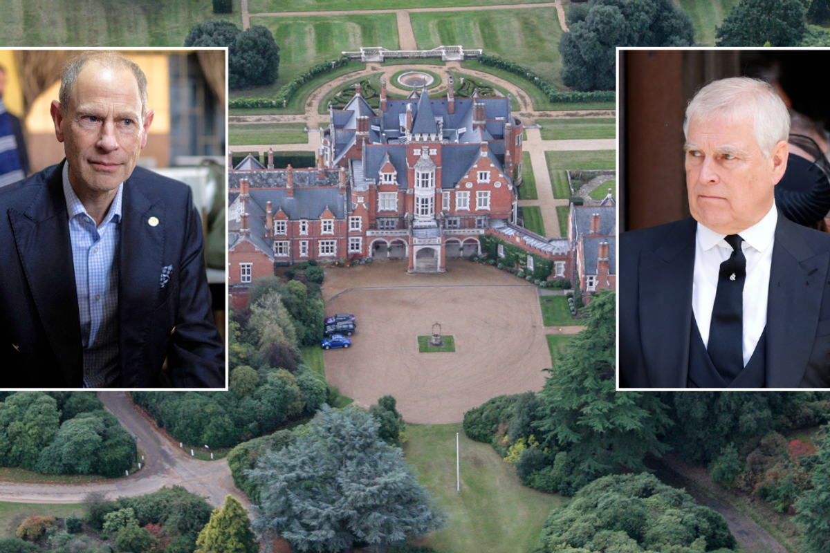 Prince Edward and Prince Andrew