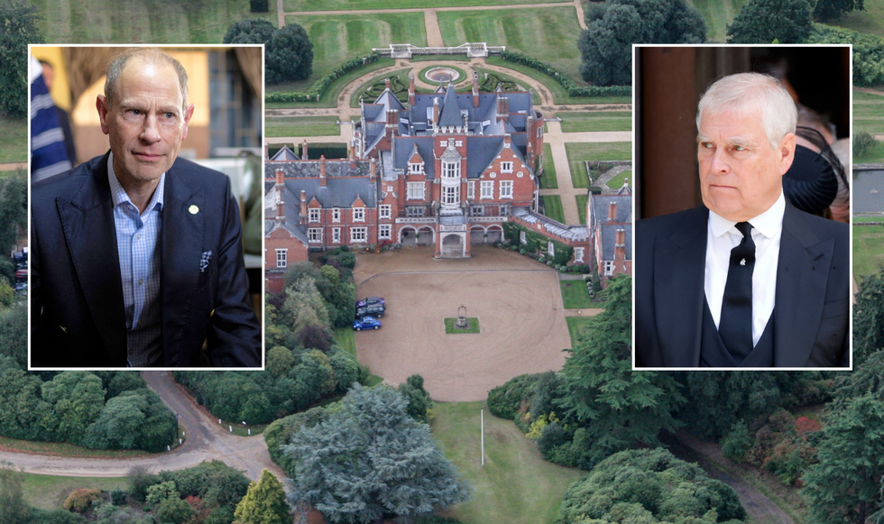 Prince Edward and Prince Andrew