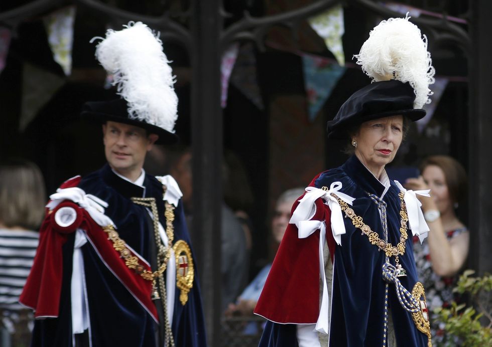 Prince Edward and Princess Anne