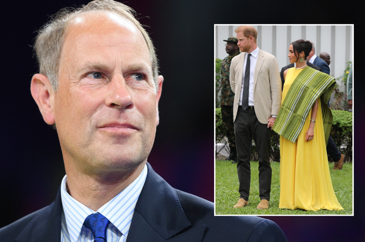 Prince Edward, Meghan Markle and Prince Harry