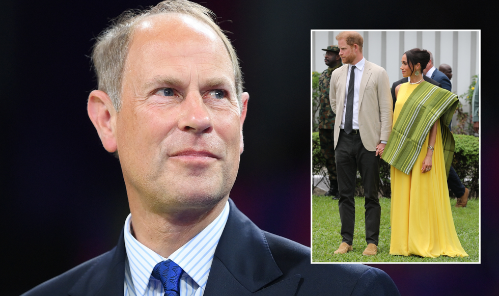 Prince Edward, Meghan Markle and Prince Harry