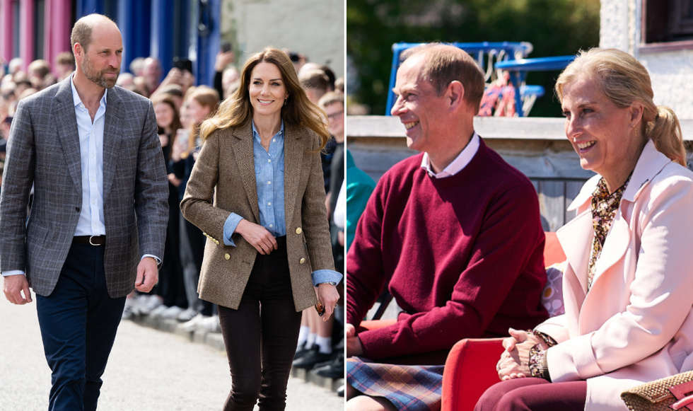 Prince Edward, Sophie, Kate and William