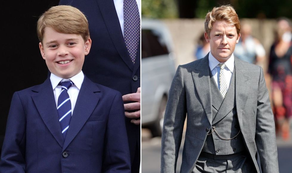 Prince George and Hugh Grosvenor