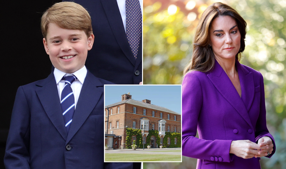 Prince George and Kate Middleton