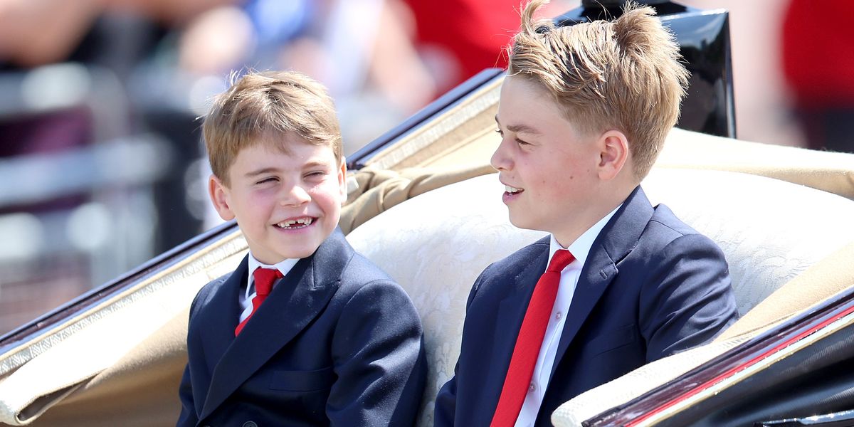 Prince George and Prince Louis’ brotherly bond displayed with sweet matching red ties