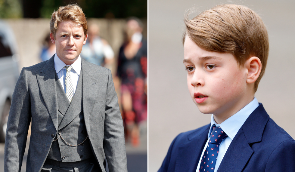 Prince George and the Duke of Westminster