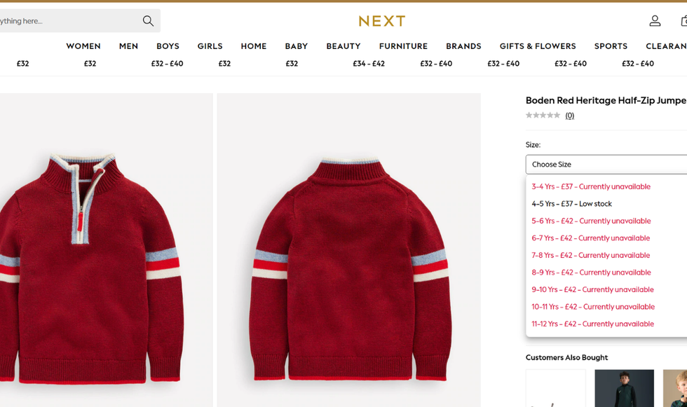 Prince George jumper