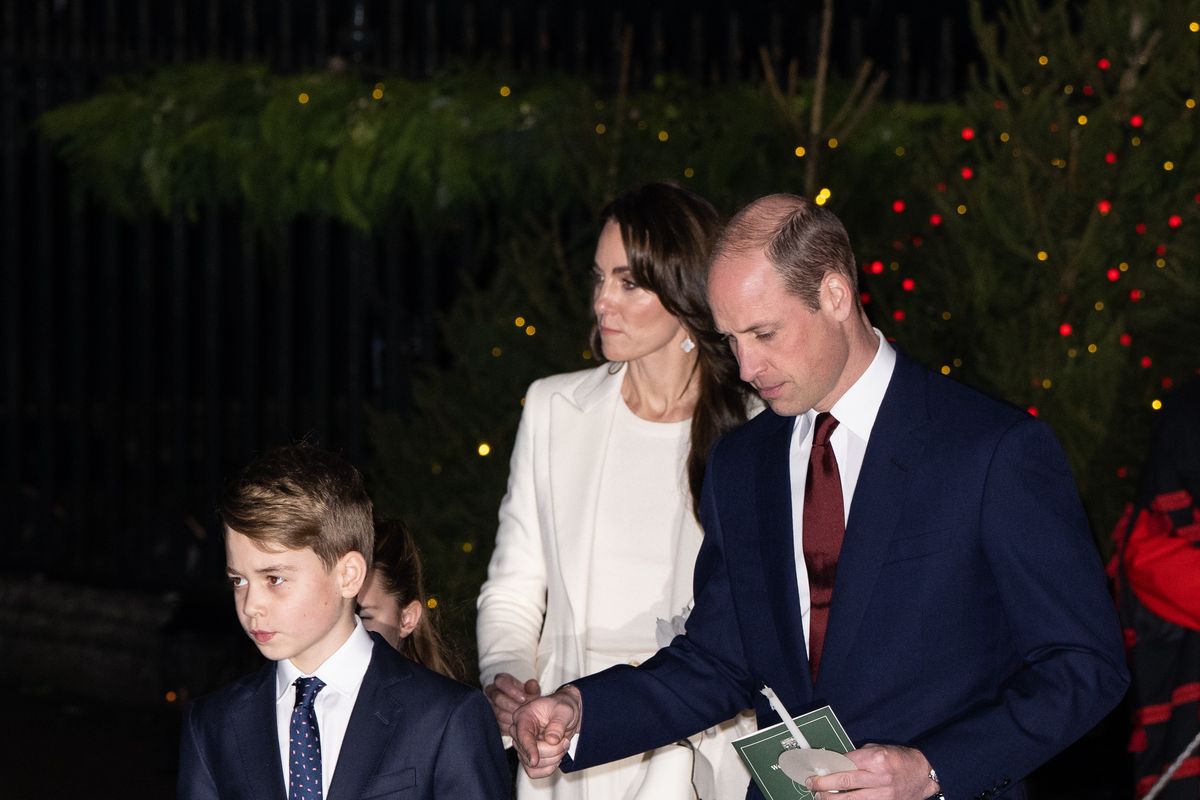 Prince George, Kate Middleton and Prince William