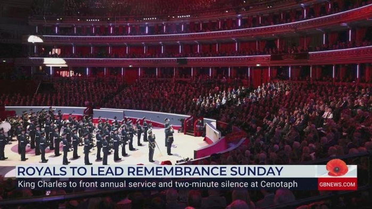 King Charles gets visibly emotional at Festival of Remembrance as George attends for first time