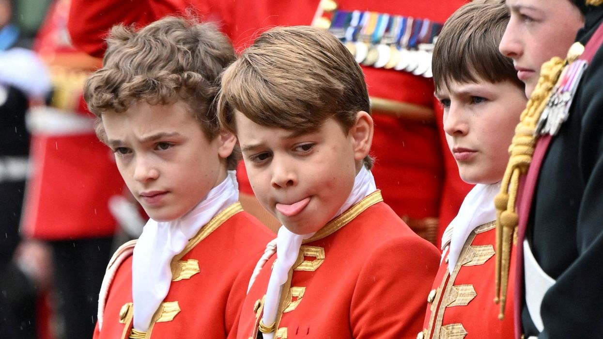 Prince George pokes tongue out as he plays major role in King Charles’ Coronation