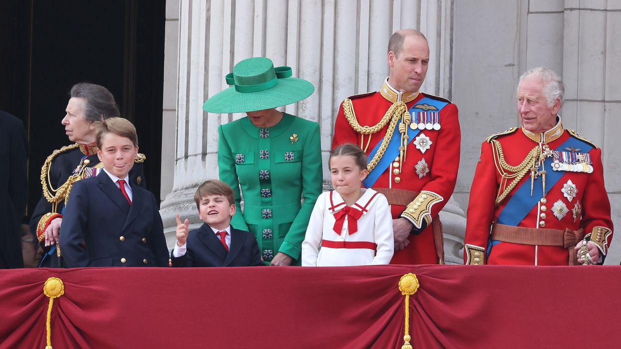 Prince George, Prince Louis, Princess Kate, Princess Charlotte, Prince William, King Charles