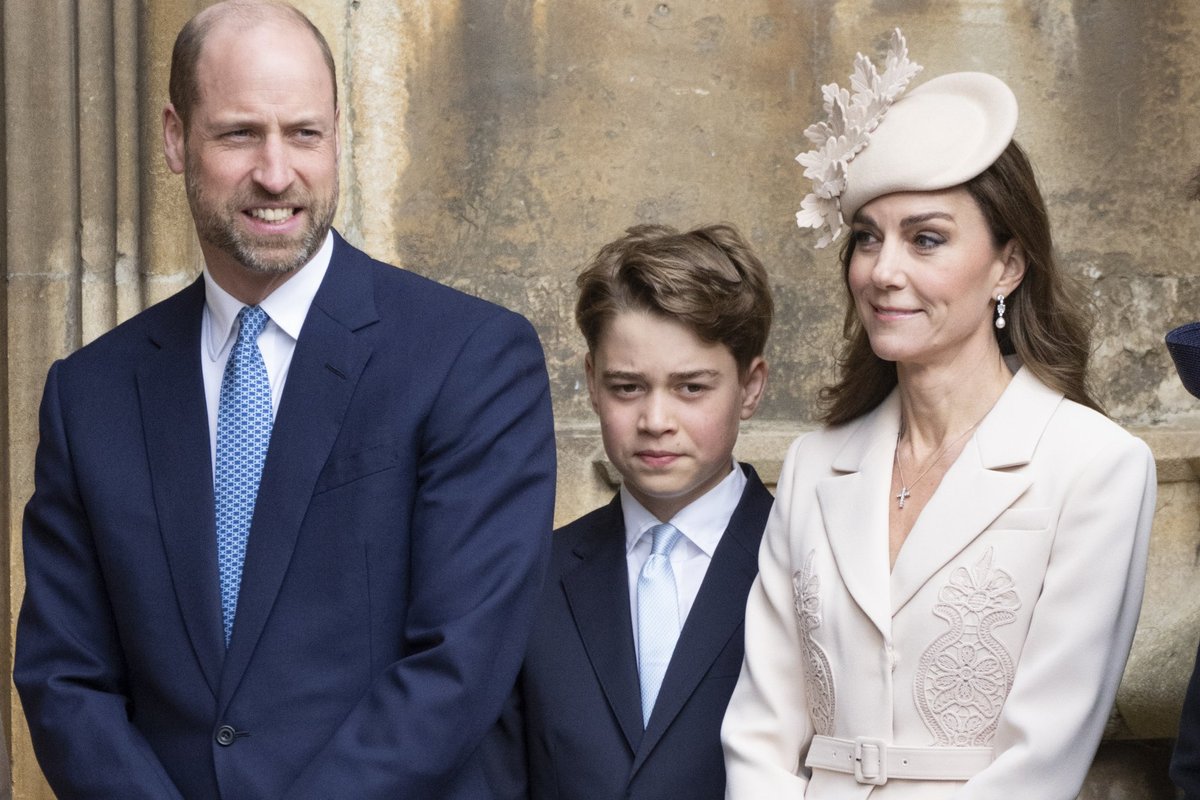 Prince George, Prince William and Catherine