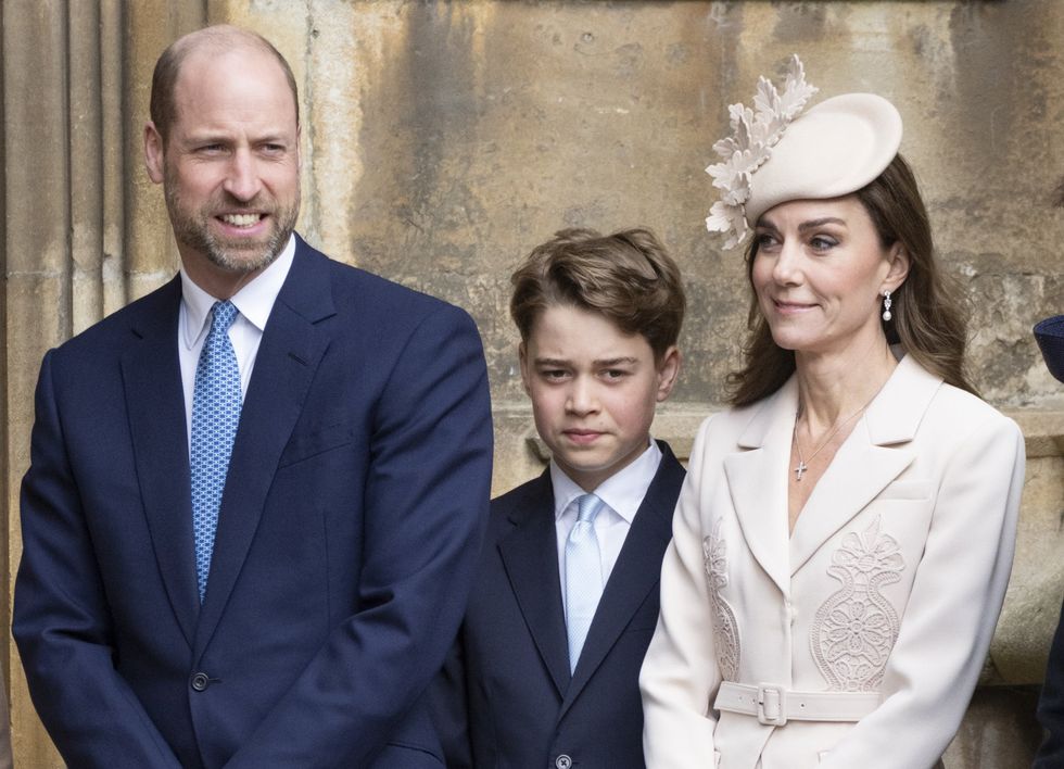 Prince George, Prince William and Catherine