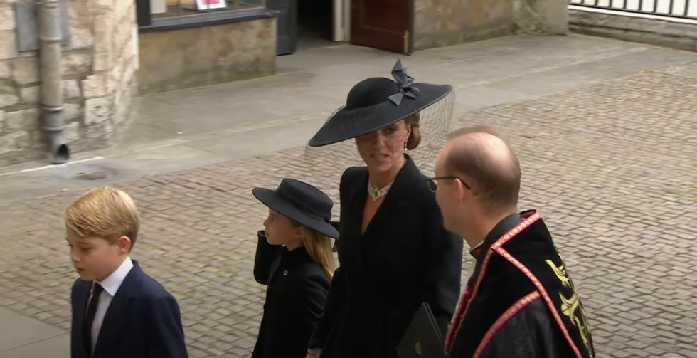 Prince George, Princess Charlotte and Kate, Princess of Wales