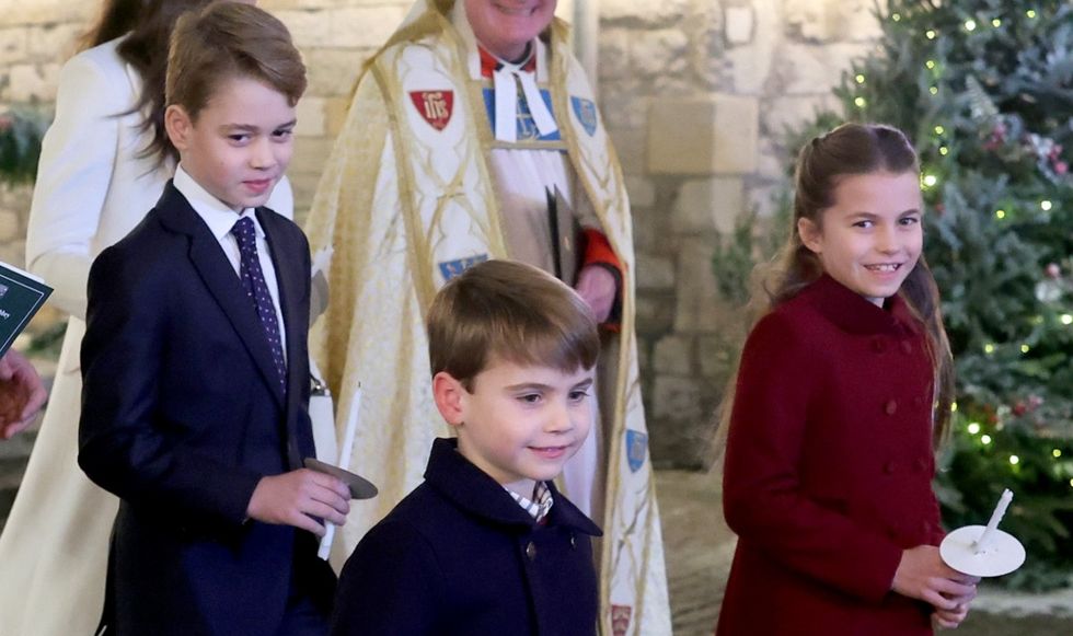 Prince George, Princess Charlotte and Prince Louis